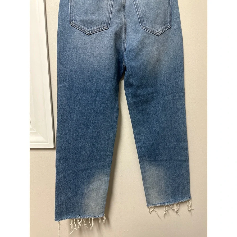 Pistola Cassie High Rise Straight Jeans‎ Rare Proto Sample Raw Hem Grunge Indie